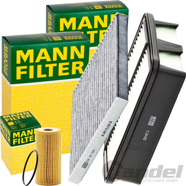 MANN FILTER INSPEKTIONSPAKET passend für HYUNDAI ix35 1.7 CRDI 116 PS