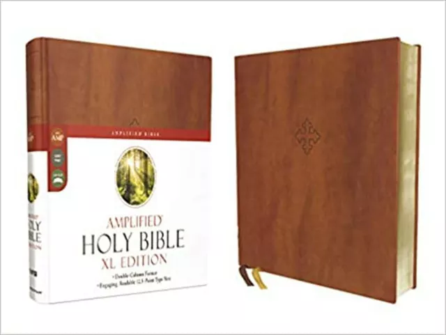 Amplified Holy Bible, XL Edition, Leathersoft, Brown [Imitation Leather] Zond...