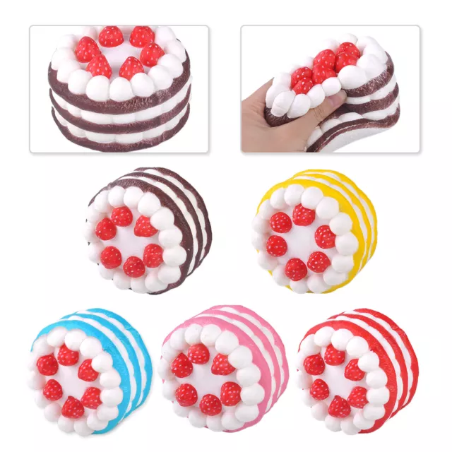 12cm Jumbo Strawberry Cake Cream Scented Slow Rising Toy Kids Fun Gift