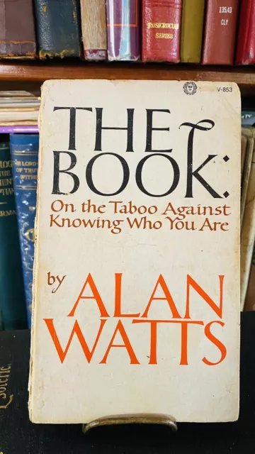 SIGNED - Alan W Watts / The Book 1966 Occult Zen Theology Philosophy Esoteric