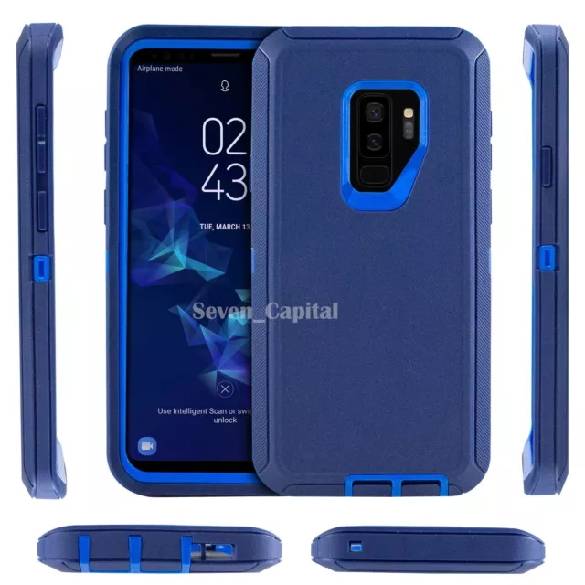 For Samsung Galaxy S9 S9+ Heavy Duty Rugged Shockproof Protective Hard Case 3