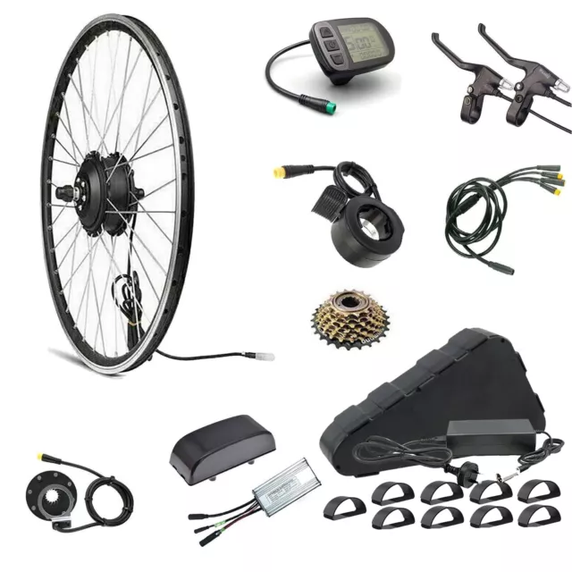 Tdr 26'' Rear Wheel Electric Bike Conversion Kit 36V 250W 15Ah Battery Ebike Kit