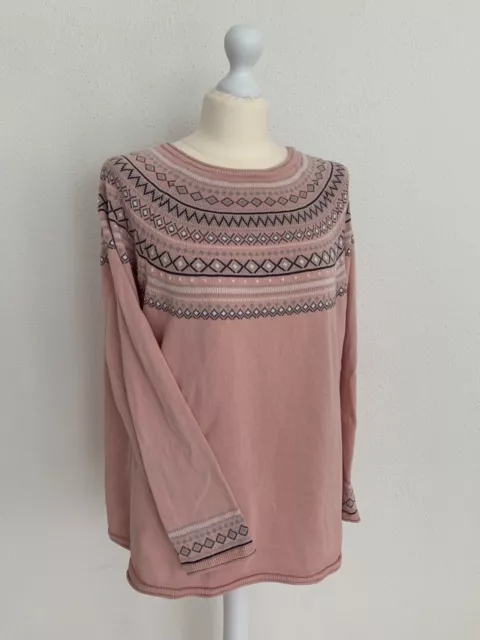 Damen Pullover Gr. 44 rosa