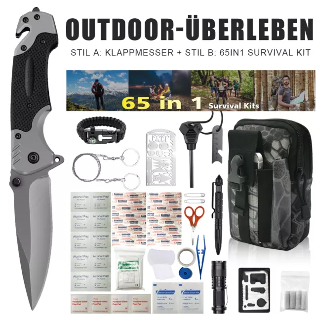 Außen Notfall Survival Gear Kit Set Outdoor Camping Multitool Erste Hilfe Kasten