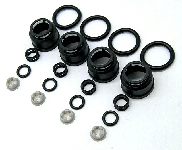 KIT GUARNIZIONI INIETTORE CARBURANTE x4 PER JECS ALIMENTAZIONE LATERALE SUBARU IMPREZA LEGACY STI EJ20 EJ25
