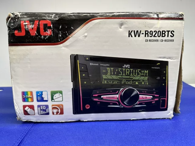 JVC KW-R920BTS Built-in Bluetooth Dash Receiver New (other)