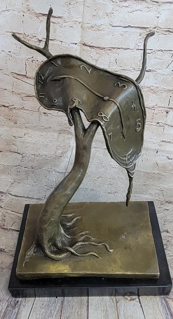 Museumsshop Copia Scultura 'Space Horse' Da Salvador Dalí, Resina, Altezza 19,5 Cm, Cavallo Mistico