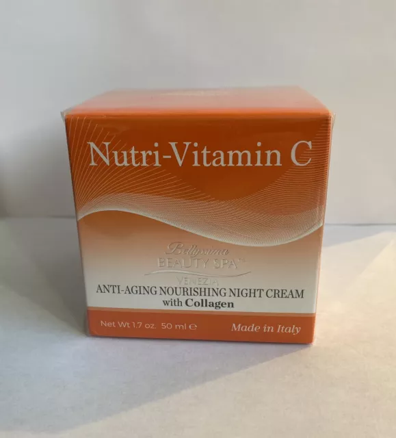 Nutri-Vitamin C Anti Aging Nourishing Night Cream By Beauty Spa Venezia 1.7 oz