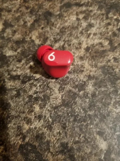 Official Genuine Beats by Dr. Dre Studio Ear Buds - Red (LEFT BUD ONLY)