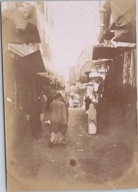 France, Nice, la Promenade, ca.1890, tirage vintage argentique Tirage