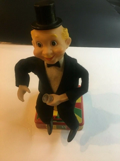 Jouet Mécanique Ancien Cragstan Playboy - Fonctionne Sur Piles - Japon - Métal