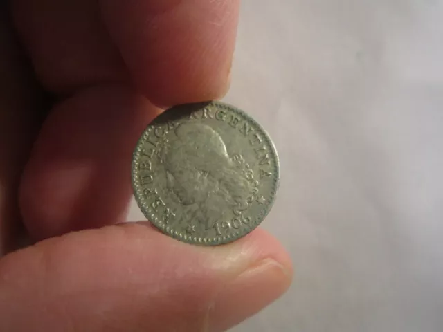 1906 Argentina 5 Centavos