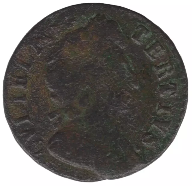 1699 William III Farthing Coin