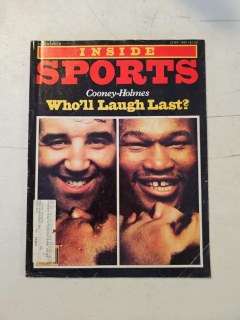 Inside Sports Magazine Larry Holmes Vs Gerry Cooney June 1982 volume 4 Boxing