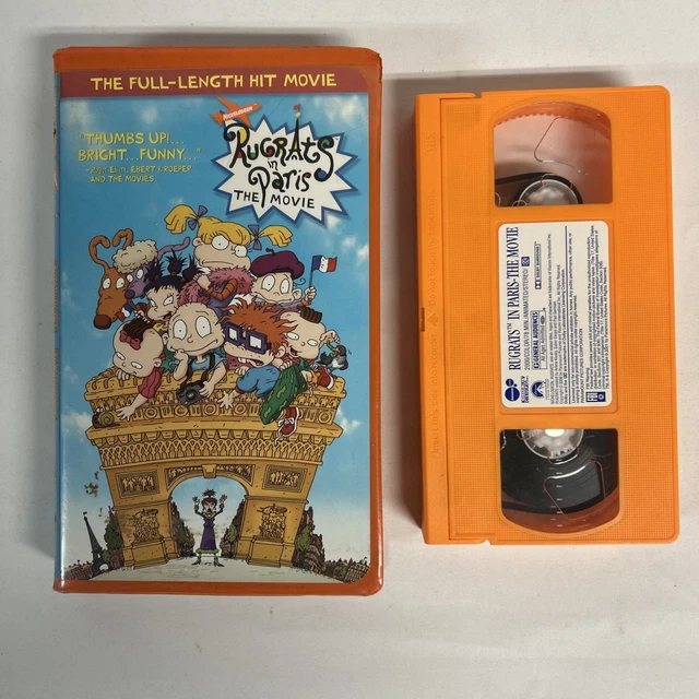 NICKELODEON RUGRATS IN Paris the Movie 2000 VHS Tape Used Paramount ...