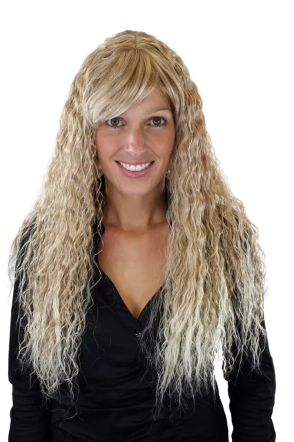 Perücke Damenperücke sehr lang Kinks kinky Locken Blondmix Blond 7066C-27T613