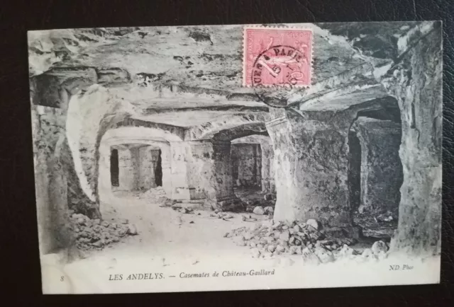 CPA 27 LES ANDELYS - Casemates de Château-Gaillard