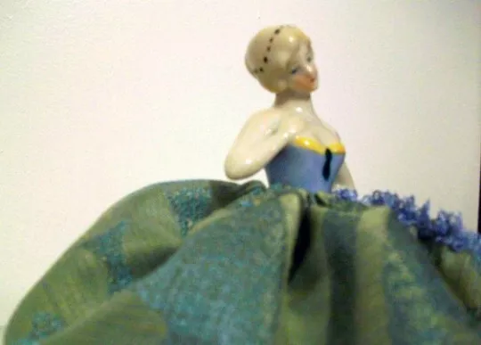 Cinderella: Antique German Half-Doll, Dresser Doll, Pincushion Doll, Restored
