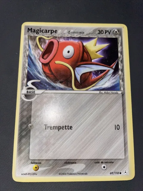 Magicarpe Commune - Pokemon 69/110 Ex Fantomes Holon Excellent Etat Fr