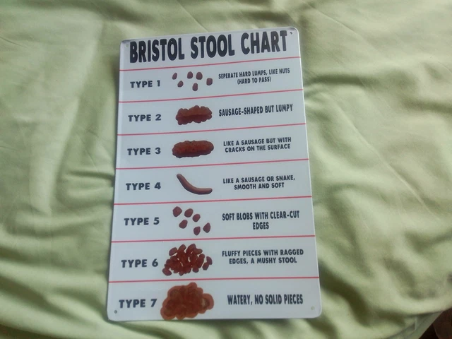 VINTAGE REPRO BRISTOL Stool Chart very collectible metal sign good ...