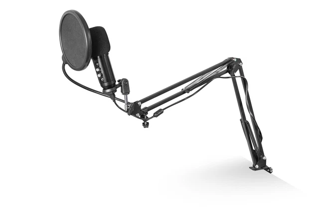 Digitus Microphone à condensateur USB, professionnel
