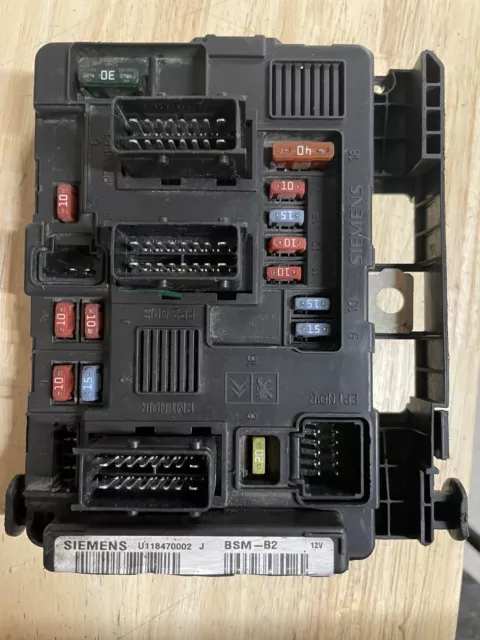 Bsm B2 Siemens 9650618580 U118470002J Psa Peugeot Citroen Upc Bsi Uch