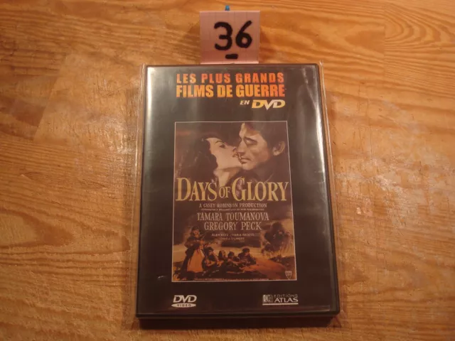 DVD : DAYS OF GLORY - Tamara TOUMANOVA / Gregory PECK / Guerre / Comme Neuf