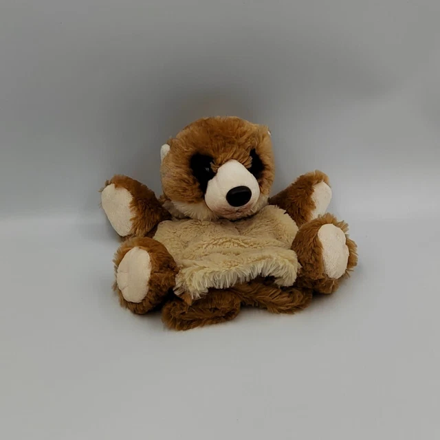 Doudou peluche marionnette ours suricate marron DANI - 31513
