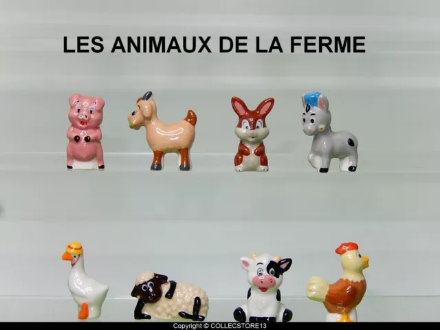 Serie Complete De Feves Les Animaux De La Ferme   2024