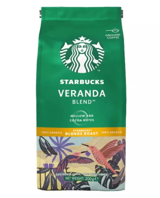 Starbucks Veranda Blend Blonde Roast Ground Coffee 200g