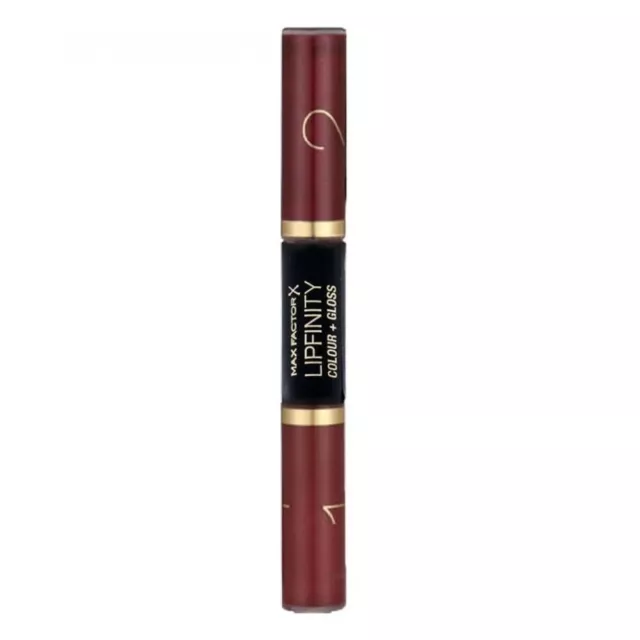 Max Factor Lipfinity Colour + Gloss Duo Levres 550 Reflective Ruby 6Ml Tenue 10H