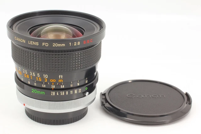 Rare O [MINT] Canon FD 20mm f2.8 s.s.c. SSC Wide Angle MF Lens JAPAN
