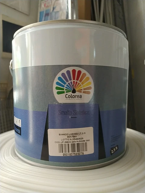 SMALTO SINTETICO 750 ML BIANCO LUCIDO RAL9010