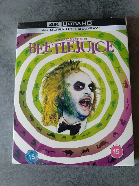 BEETLEJUICE (1988) RARE UK 4K UHD BLU RAY STEELBOOK New & Sealed With ...