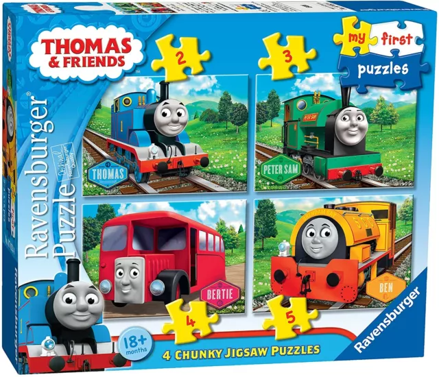 Ravensburger - Thomas & Friends 4 Chunky Jigsaw Puzzles - New