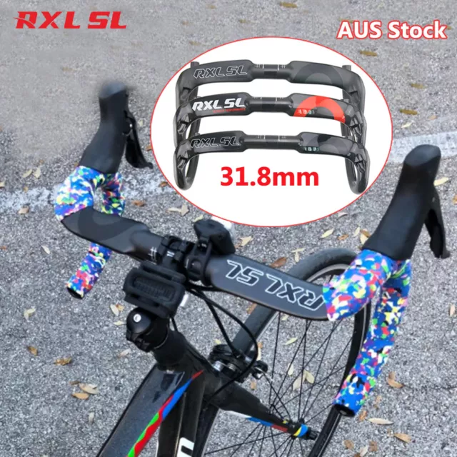 31.8 Carbon Road Bicycle Drop Bars Internal Routing Racing Bike Handlebar RXL SL