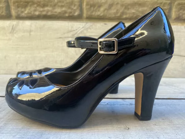 Clarks chorus cheap jazz black patent