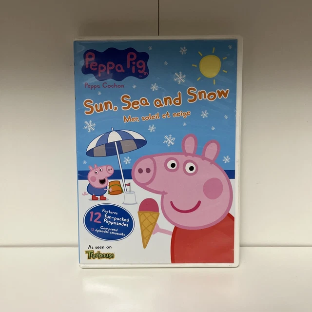 PEPPA PIG SUN Sea And Snow DVD Good Condition DVD Treehouse $18.00