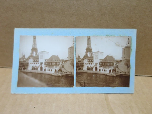 Photo Stéréo Ancienne Originale - Exposition Universelle Paris 1878 Section Espagnole