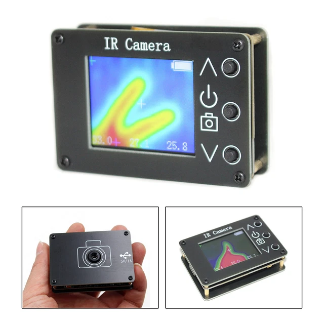 MLX90640 1.8& VIDEOCAMERE Termiche Termocamera Per Riparazioni Elettronica 375468884415