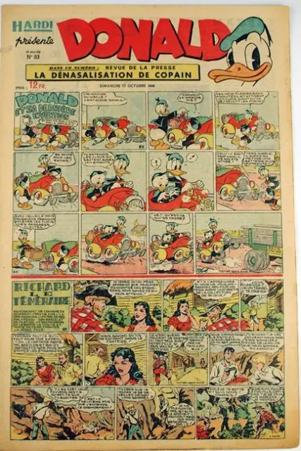 Hardi presente Donald franz. Donald Zeitung No. 83 1948