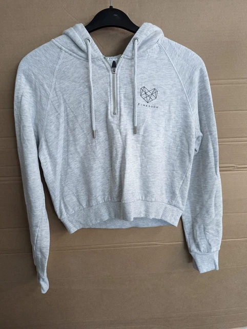 PINK SODA SIZE 12 Women s Grey Tracksuit Hoodie Jumper Leggings JD Sports Set 14.99 PicClick UK