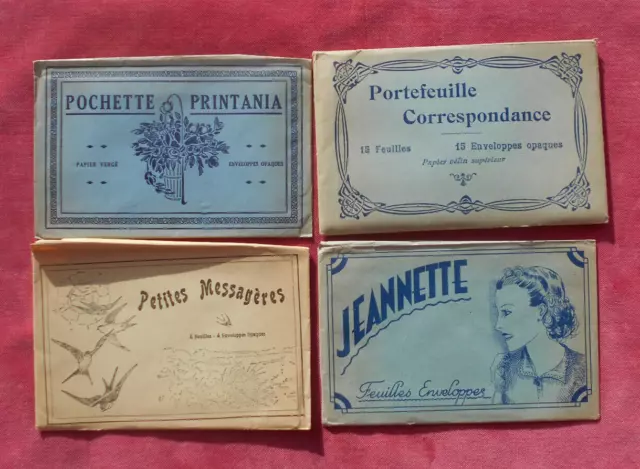 Lot de 4 Pochettes pour Courriers - Enveloppes    !