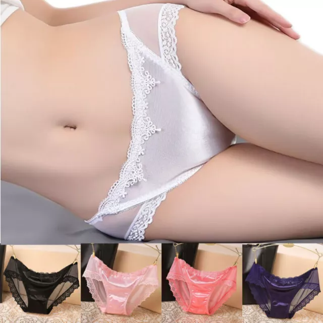 6 Pack Womens Cotton Thongs Sexy Lace Underwear Panties Seamless