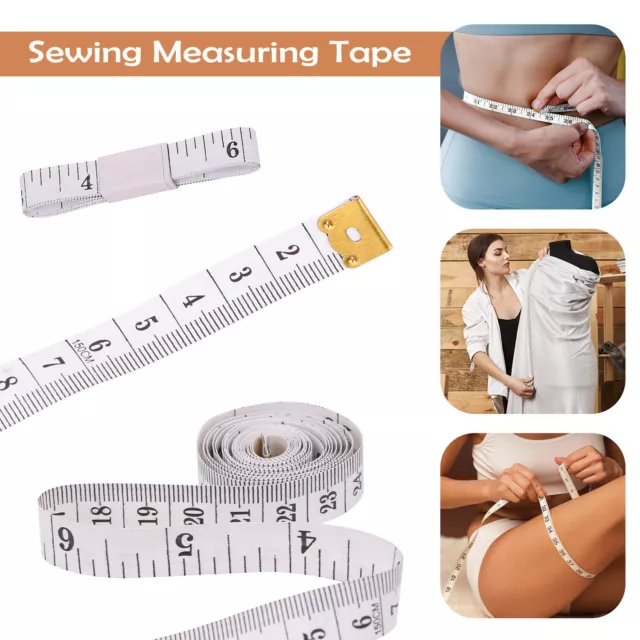 Measuring Tape Body Waist Weight Height Dress Fabric Sewing Tailor Ruler Cloth
