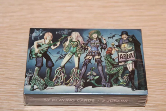 ABBA Playing Cards Poker HANS ARNOLD Design Limited Edition Sweden Voyage