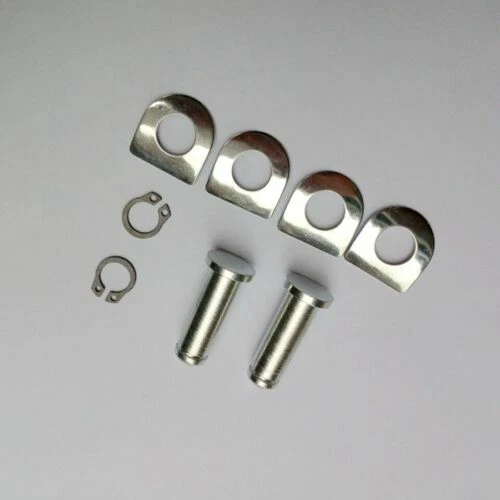 9x Pedane Kit di Montaggio Perni Moto Poggiapiedi Pedale Pad Bullone Compatibile Con Harley Davidson Softail Dyna Sportster 883 1200