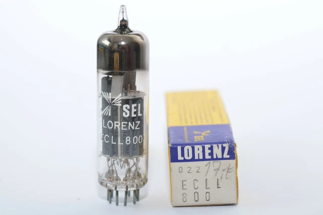 Vintage SEL Lorenz ECLL800 Radio-End-Röhre, Audio HiFi Tube, Valve, NIB, NOS