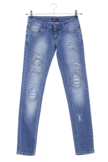 DENNY ROSE Jeans vita bassa Donna Taglia IT 38 blu stile casual