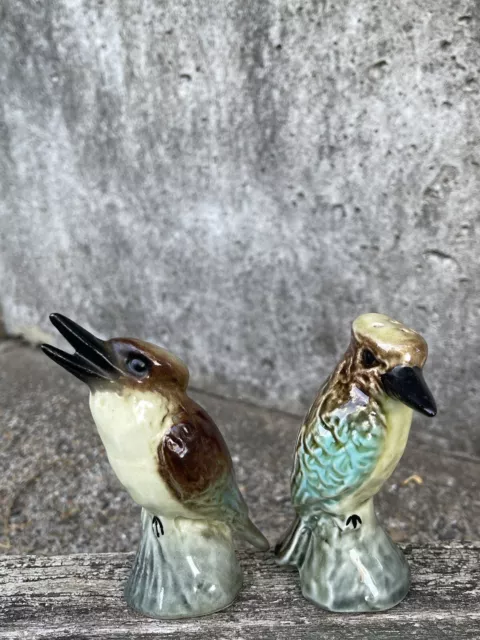 Darbyshire Australian Pottery Kookaburra Salt & Pepper Shakers 3